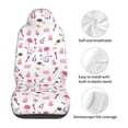 thumbnail image 5 of Fuzoiu Cute Poodle Dog Print Seat Covers Set, Car Seat Covers Front Seats, Car Seat Protector, Car Seat Cushion, Seat Covers Carseat Cover Universal Fit for Most Cars, 5 of 7