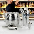 thumbnail image 5 of Insulated Ice Bucket for Cocktail Bar with Drink Shaker 5-Piece Cocktail Set for Parties with Lid and Scoop - Bartender Accessories, Bartending Kit for Home Bar or Gifting, 5 of 6