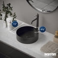 thumbnail image 7 of Karran Usa CCV100SS Cinox 15" Circular Stainless Steel Vessel Bathroom Sink - Stainless, 7 of 7