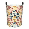 thumbnail image 2 of Goofa Snake Printed Circular Hamper,Laundry Basket with Handles,Storage Baskets Foldable,Large Capacity Laundry Hamper-Medium, 2 of 8