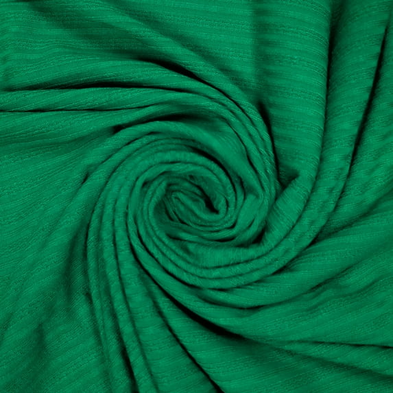 FREE SHIPPING!!! Kelly Green Rayon Spandex Pontelle Rib Knit Fabric, DIY Projects by the Yard