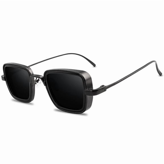 Retro Thick Edge Sunglasses for Men: Metal Frame and PC Lenses for Enhanced Style and Durability