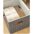 thumbnail image 4 of Caja De Almacenamiento Caja de almacenamiento plegable de gran capacidad,de tela no tejida,organizador de armario para ropa y artículos diversos (multicolor,1 pieza) Rkxzt, 4 of 5