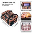 thumbnail image 3 of Halloween Double Layered Insulated Lunch Bag with Two Compartments, Large Capacity, and Hand Carry - 7.1x11.4x16.1 inches - Ideal for Work or School Lunch Bags, 3 of 6