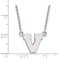 thumbnail image 2 of Sterling Silver S. Rh-P Logoart University Of Virginia Small Pendant With Necklace (18 X 13) Made In United States ss054uva-18, 2 of 5