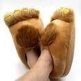 thumbnail image 5 of Pies de Hobbit para adultos Tofflor Halfing Plysch Tofflor Kvinnor Män（35-41）, 5 of 5