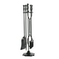 thumbnail image 4 of 5Pcs Iron Fireplace Tools Set, Fireplace Accessories Tools,  Include Poker,Tongs, Shovel,Brush and Stand, for Indoor Fireplace Decor Outdoor Fire Pit, 4 of 5