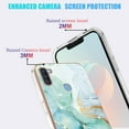 thumbnail image 6 of Compatible with Samsung A11 Case Marble Silicone,Full Body Protection Shockproof Samsung Galaxy A11 Phone Case Thin Hard PC and Soft TPU Pink Cover (Green), 6 of 14