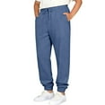thumbnail image 4 of WAYUTE Girls Jogger Pants with Drawstring Waist Cool Comfort Loose Fit Athletic Trousers for Play and Vacation Outfits, 4 of 5
