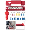 thumbnail image 2 of Bloc de Distribution d'Alimentation pour Bus 12 Points 180A 12V Dc Paire Noir Rouge, 2 of 6