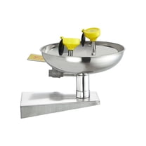 Industrial Eyewash Station - Emergency Face & Eye Washing Unit, Stainless Steel Wall-Mounted for Hazard Zones