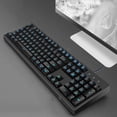 thumbnail image 6 of Mechanical Keyboard with 7-color LED Backlight, 104-key Silent and Silent Keyboard, 19-key Anti-ghosting, Cheap Gaming Keyboard, Mechanical Touch, Waterproof Wired USB, 6 of 6