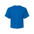 thumbnail image 5 of Women's Ideal Crop Top Round Neck Short Sleeve T-Shirt, Royal Blue, Medium, 5 of 7