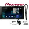 Pioneer MVHAV251BT 7" Digital Multimedia Video Receiver with a Backup Camera and a SOTS Lanyard