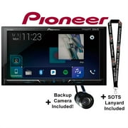 Pioneer MVHAV251BT 7" Digital Multimedia Video Receiver with a Backup Camera and a SOTS Lanyard