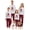 White Red Tree-Women, variant on RUINIXCW Family Christmas Pajamas Matching Sets Xmas PJS Holiday Jammies for Family Tree Long Sleeve Tops and Plaid Pants Family Christmas Outfits Sleepwear