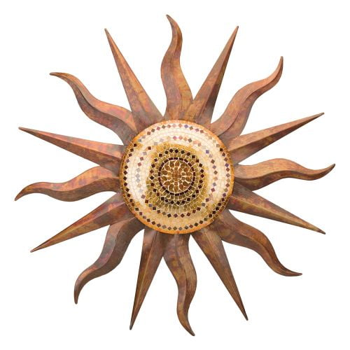 Regal Art and Gift 20464 Rainbow Copper Sun Wall Decor 36" Sun Design