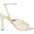 thumbnail image 6 of Sam Edelman Lavendar Modern Ivory Ankle Strap Square Open Toe Spool Heel Sandals (Modern Ivory, 10), 6 of 6