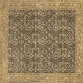 thumbnail image 1 of Ahgly Company Indoor Square Oriental Brown Traditional Area Rugs, 5' Square, 1 of 4