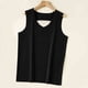 thumbnail image 4 of Camiseta sin mangas con cuello en V para hombre, color liso, sin costuras, con parche interior ajustable para temperatura cálida, blusa de poliéster para hombre., 4 of 5