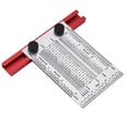 thumbnail image 4 of Règle de Mesure en Acier Inoxydable Argenté pour Menuiserie Jauge de Positionnement 3 Po, 4 of 14