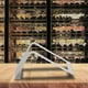 thumbnail image 5 of Pastelera De Botellas De Vino, Soporte De Botella De Vino único De Acero Inoxidable Listón De Vinos Elegantes Para La Decoración Del Hogar, 5 of 7