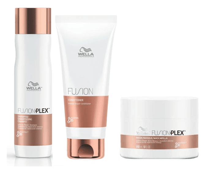 Wella Fusion Plex Intense Repair Shampoo Conditioner & Mask Trio Set
