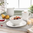 thumbnail image 3 of PYYNA-New Cottage Basic French Rice Bowl, 20 oz, Premium Porcelain, White, 3 of 3