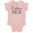thumbnail image 1 of Body personalizado Kate & Meri 6-9 meses rosa, 1 of 7