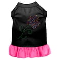 thumbnail image 3 of Pet Dog  Cat Dress Rhinestone, "Multi Flower", 3 of 10