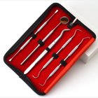 Professional Five Tools Dental Hygiene Kit for Calculus & Plaque Removal 713289332297