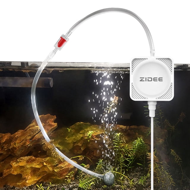 Bomba Aire Silenciosa para Acuario Con Kit Aireador Oxígeno Con Tubo Aire (actualización Blanca La UE)