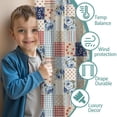 thumbnail image 2 of Pioneer Flower Floral Print Pattern Insulated Teens Curtains Set Of 2, Bedroom Essentials, Toddler Room Decor 42"x84", 2 of 4
