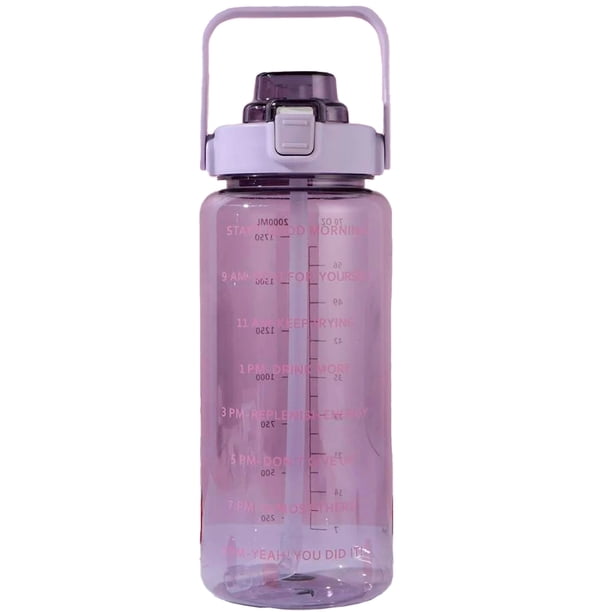 Botella De Agua Shendy Vendy Deportiva 2 Lts Con Popote