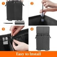 thumbnail image 6 of Lifewit Double Laundry Hamper with Lid and Removable Laundry Bags, Collapsible 2 Dividers, Black, 6 of 6