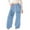 Light Blue, variant on Cargo Pants for Girls Loose Fit Straight Leg Ruffle Bell Bottoms Pants Trousers Flare Leggings Bell Bottoms Y2k Cute Cargo Pants Pants for Dance Activewear Clothes Black 12-13 Years