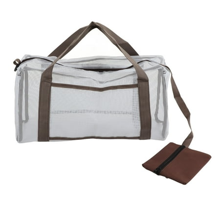 

Mesh Beach Bag Extra Large Lightweight Quick Dry Outdoor Beach Toy Storage Bag for Family 20in / 50.8cm
