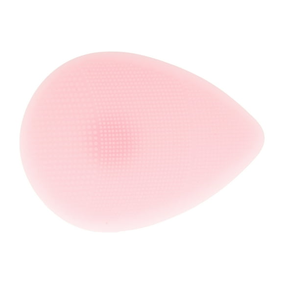 Cepillo de limpieza facial portátil de silicona 1 Pc 3.62"x2.68"x0.87" Rosa