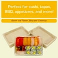 thumbnail image 2 of Kitchsy Disposable Trays 1.0L with Lids - Take-Out Serveware for Sushi, Tapas, BBQ,  Appetizers - Perfect for Parties, Restaurants, Picnics (Pack of 25), 2 of 8