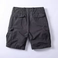 thumbnail image 4 of Fgnfyis Men's Cargo Pants Outdoor Casual Shorts Lightweight Breathable Utility Workwear for Hiking Travel Daily Wear Mens Shorts Grey L, 4 of 6