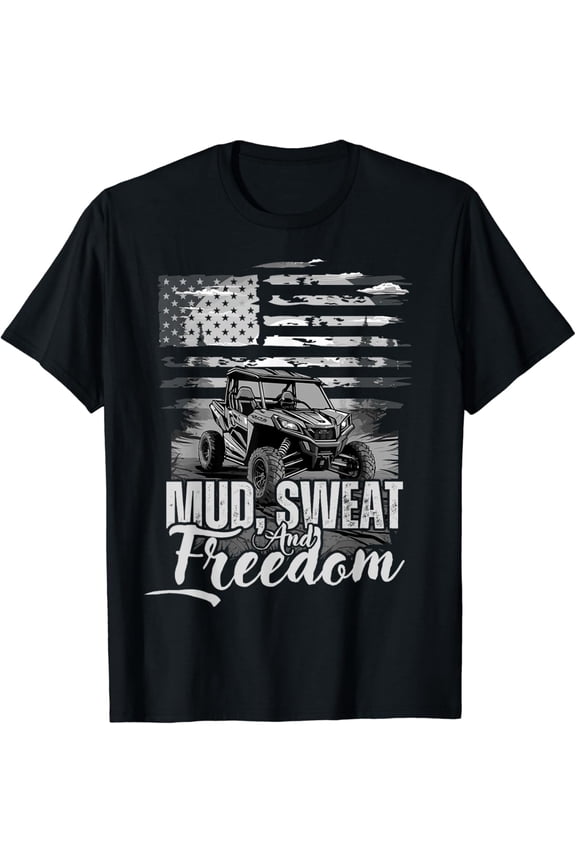 Mud Sweat And , American Offroad Sxs Utv T Shirt