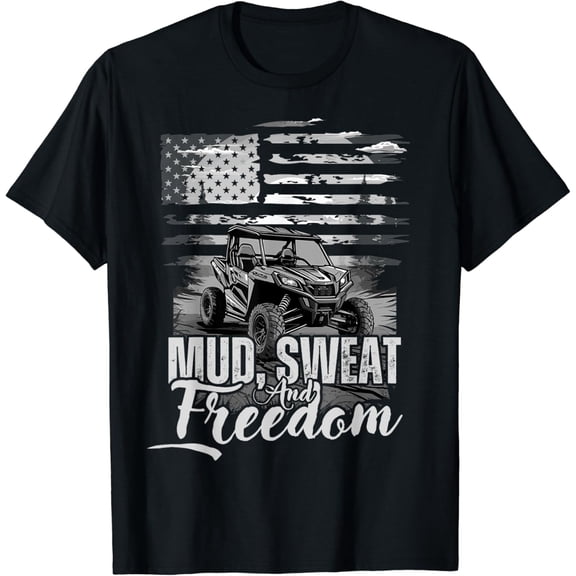 Mud Sweat And , American Offroad Sxs Utv T Shirt