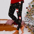 thumbnail image 2 of Gibobby leggings de invierno para mujer Polainas copa de del de nieve de la Navidad de las para la elegancia deportiva (Dorado, XL), 2 of 4