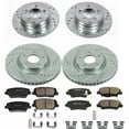 thumbnail image 3 of PowerStop Front and Rear Z23 Evolution Sport Carbon-Fiber Ceramic Brake Pad and Drilled & Slotted Rotor Kit Fits: HYUNDAI Select Models K6765, 3 of 10