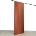 thumbnail image 3 of Efavormart Terracotta 4-Way Stretch Spandex Drapery Panel with Rod Pockets, Photography Backdrop Curtain - 5ftx10ft, 3 of 9