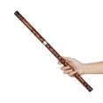 thumbnail image 2 of Key of F Flute Bitter Bamboo Dizi Traditional Chinese Handmade Woodwind Instrument with Storage Bag Chinese Knot for Children Adults Beginners, 2 of 7