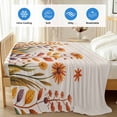 thumbnail image 4 of Fall Flowers Cooling Blanket,Lightweight Breathable Summer Throw Blanket with Double Sided Cold Effect,Country Watercolor Floral Herbs Plants Picnic Blankets Bed Sheet for Hot Sleepers 50"x60", 4 of 8