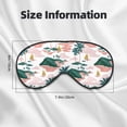 thumbnail image 5 of Xecao Hawaii Palms for Soft Fluffy Sleeping Blindfold, Nap eye cover tailored for the utmost comfort for girls, women, kids, and adults., 5 of 7