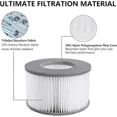 thumbnail image 2 of Replacement filter for MSPA Whirlpool, Whirlpool Water Filter, Compatible with Mspa Filter Edition 0625., 2 of 2