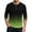 Army Green, variant on ShiShine Men's Crew Neck Shirts Gradient Color Crewneck Button Shirt Fit Athletic Tees Fall Winter Casual Tops